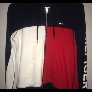 Red white & blue tommy Hilfiger  jacket